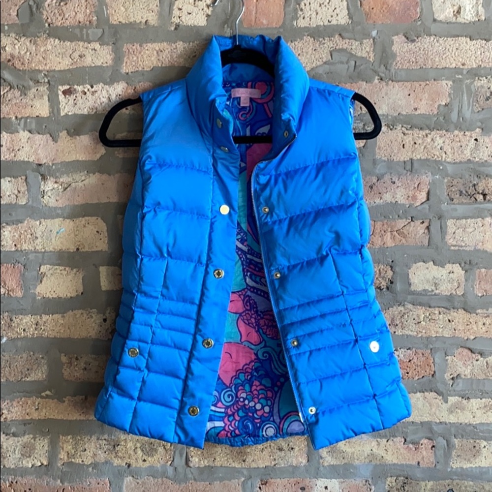 Blue Lilly Pulitzer vest